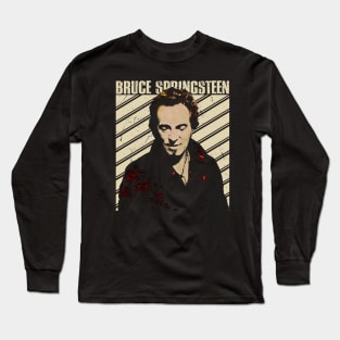 Racing in the Streets with Bruce Long Sleeve T-Shirt